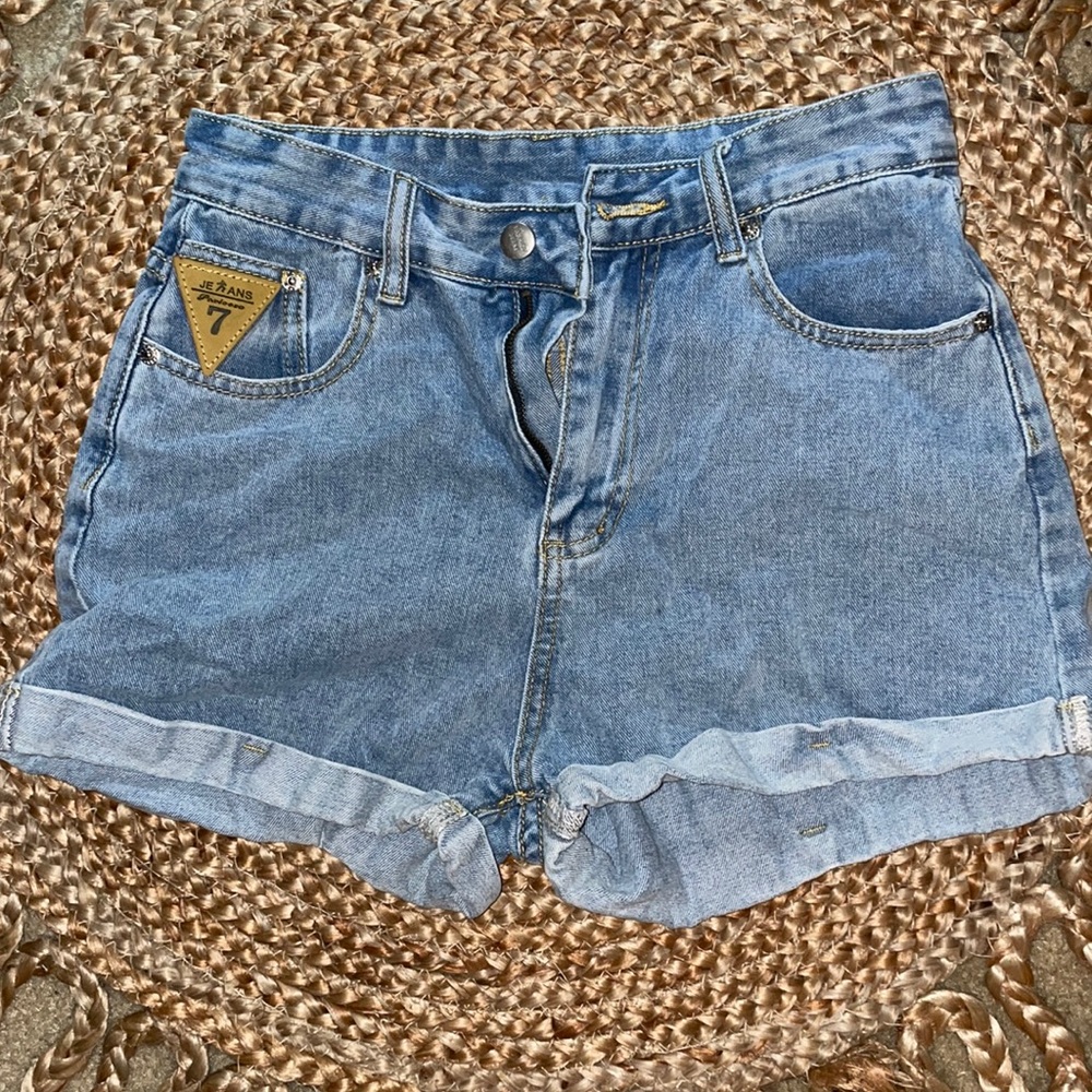 High waisted Jean Shorts